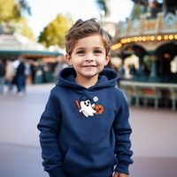 "Boo Ball"Toddler Fleece Hooded Sweatshirt