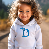 "Football In The D"Toddler Fleece Hooded Sweatshirt