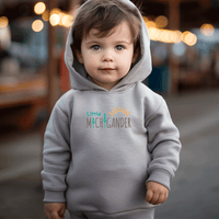 "Little Michigander"Toddler Fleece Hooded Sweatshirt