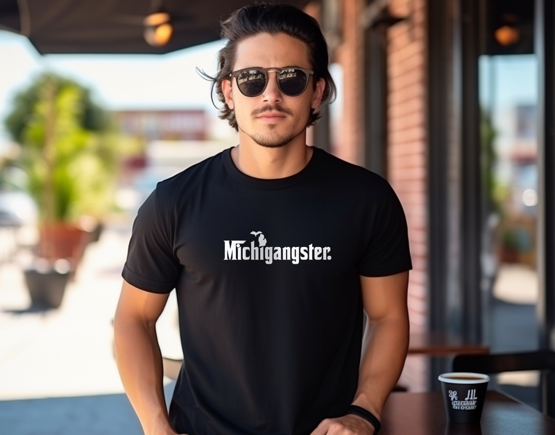 "MICHIGANGSTER"Men's Crew T-Shirt