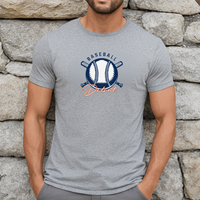 "Baseball In The D"Men's Crew T-Shirt