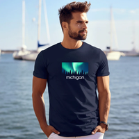 "Northern Sky"Men's Crew T-Shirt