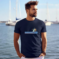 "Lake Michigan"Men's Crew T-Shirt