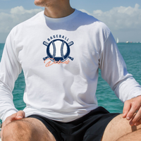 "Baseball In The D"Men's Long Sleeve T-Shirt