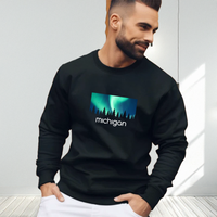 "Northern Sky"Men's Long Sleeve T-Shirt