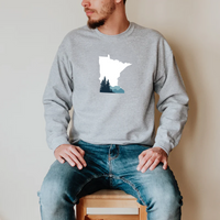 "Minnesota Vista"Men's Long Sleeve T-Shirt