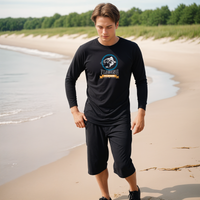"Michigan Fish Life"Men's Long Sleeve T-Shirt