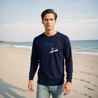 "NEW Michiganian Bridge"Men's Long Sleeve T-Shirt