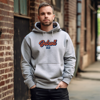 "313 Baseball"Men's Classic Hoodie