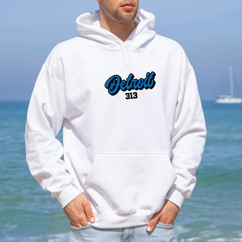 "313 Football"Men's Classic Hoodie