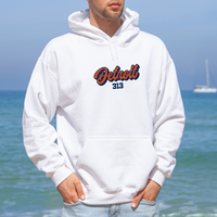 "313 Baseball"Men's Classic Hoodie