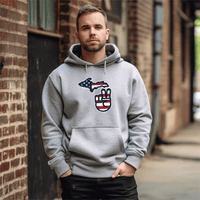 "Michigan Flag Peace"Men's Classic Hoodie