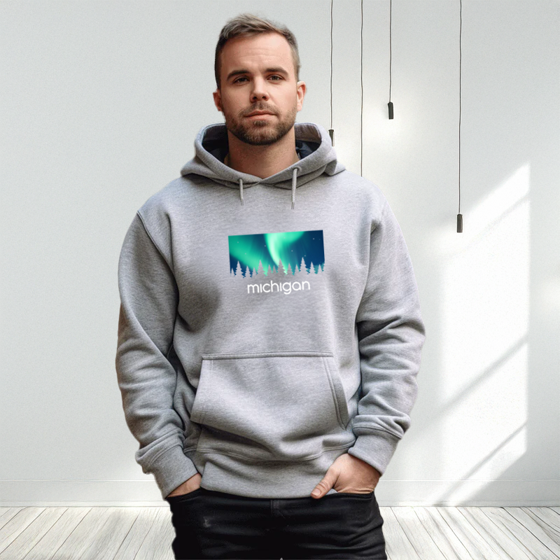 "Northern Sky"Men's Classic Hoodie