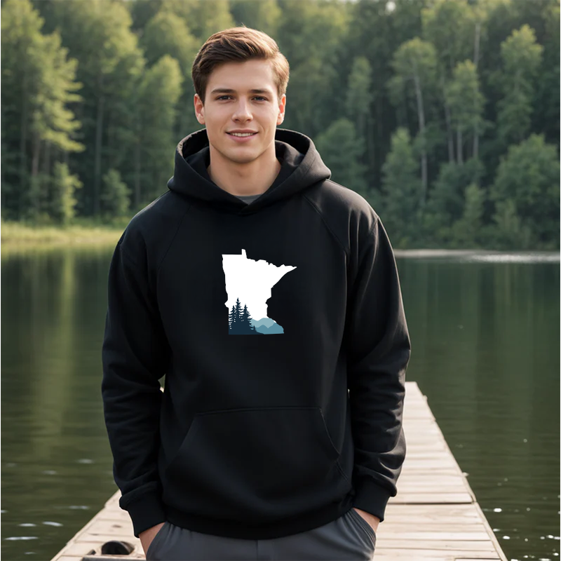 "Minnesota Vista"Men's Classic Hoodie