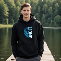 "Lion Fan"Men's Classic Hoodie