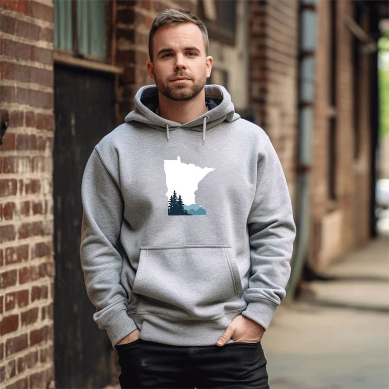 "Minnesota Vista"Men's Classic Hoodie