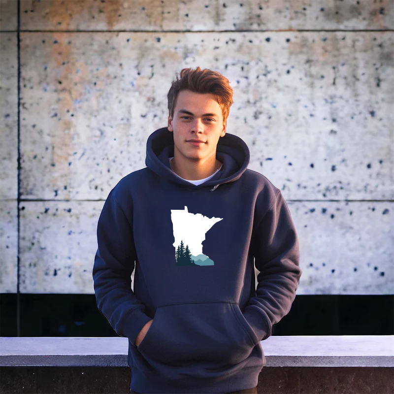 "Minnesota Vista"Men's Classic Hoodie