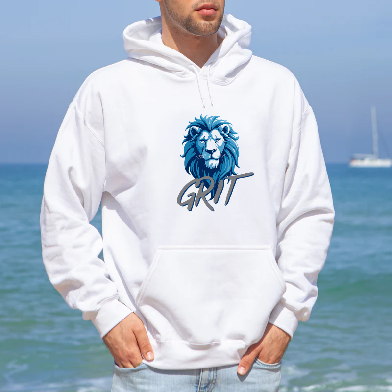 "Lion Grit"Men's Classic Hoodie