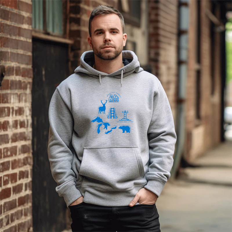 "Michigan Favorites"Men's Classic Hoodie