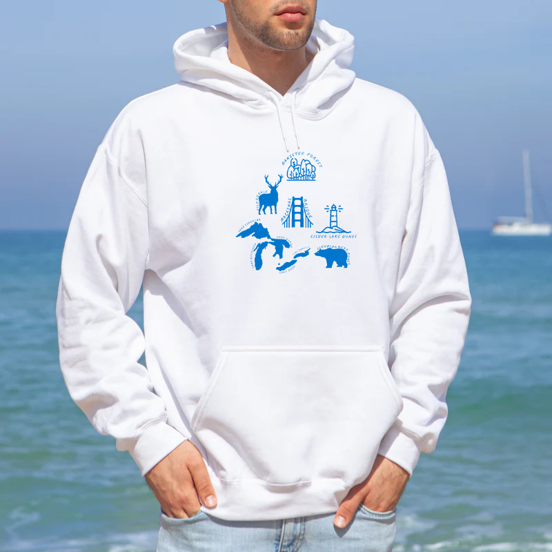 "Michigan Favorites"Men's Classic Hoodie