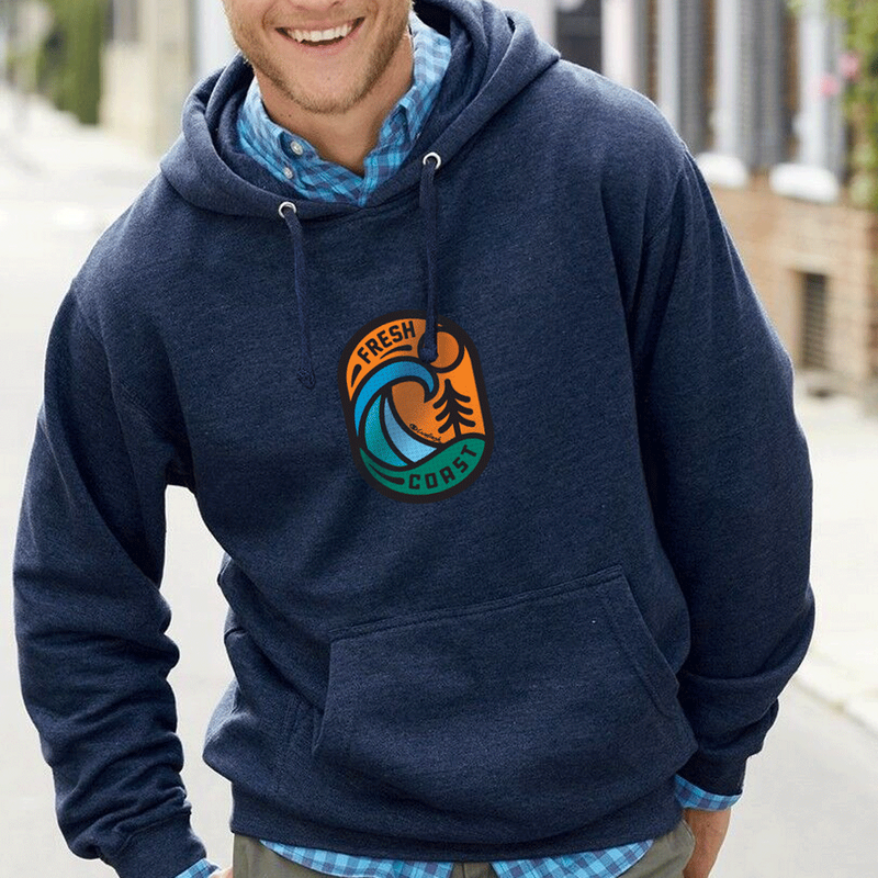 SALE "Living On The Fresh Coast"Men's Classic Hoodie