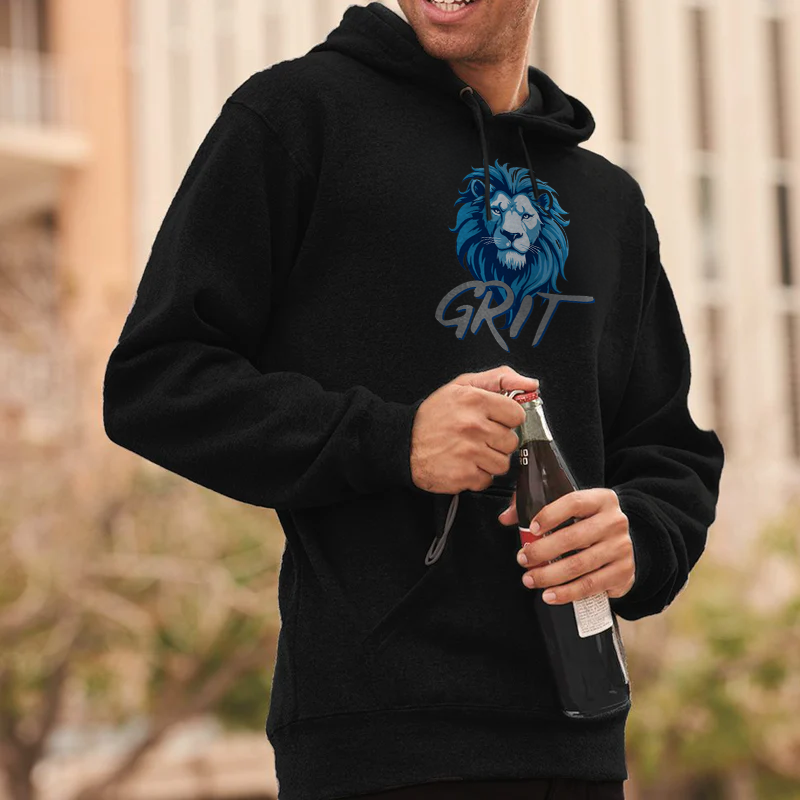 "Lion Grit"Men's Tailgate Hoodie