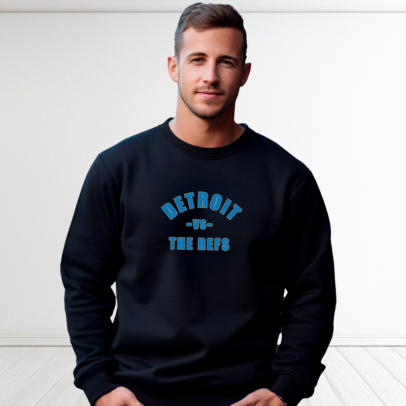 "Detroit -vs- The Refs"Men's Classic Crew Sweatshirt