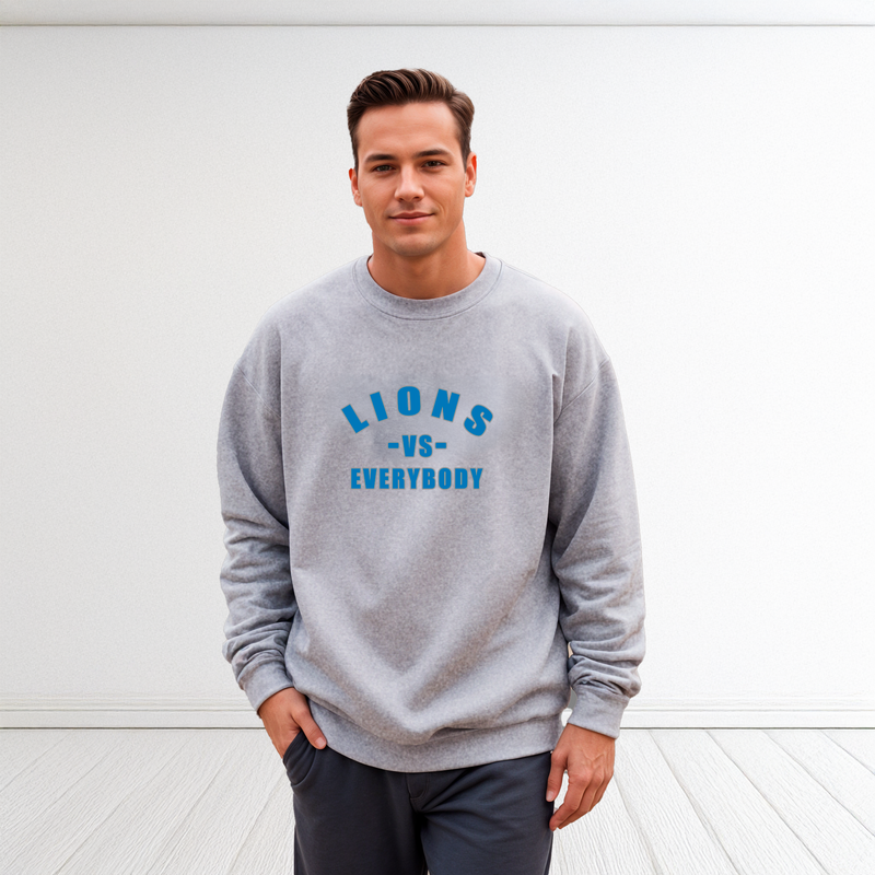 "Lions -vs- Everybody"Men's Classic Crew Sweatshirt