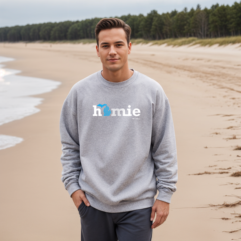 "Michigan Homie"Men's Classic Crew Sweatshirt