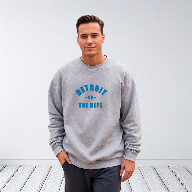 "Detroit -vs- The Refs"Men's Classic Crew Sweatshirt