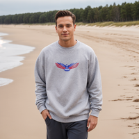 SALE "Soaring For Freedom"Men's Classic Crew Sweatshirt