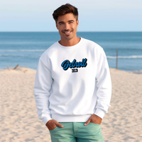 "313 Football"Men's Classic Crew Sweatshirt