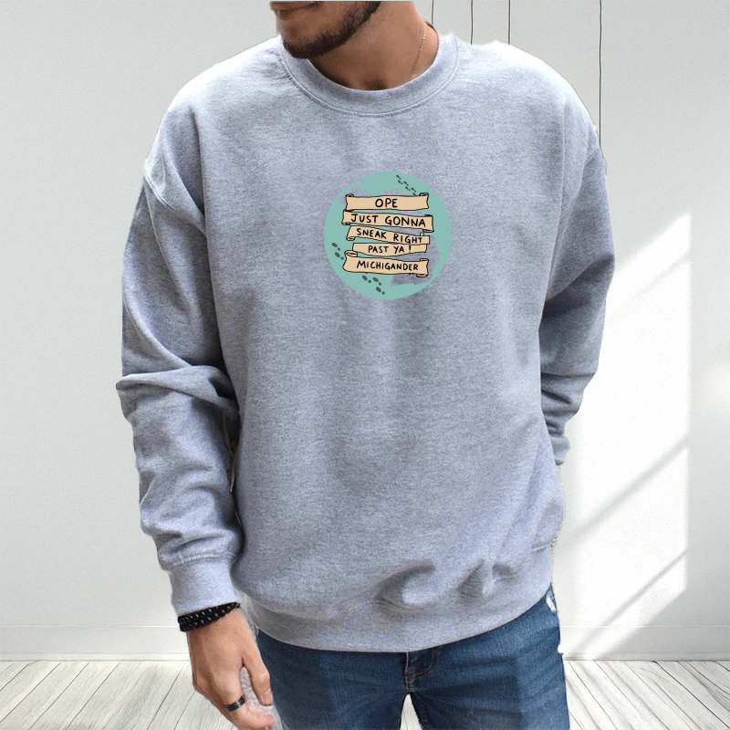 "Ope..."Men's Classic Crew Sweatshirt