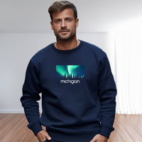 "Northern Sky"Men's Classic Crew Sweatshirt