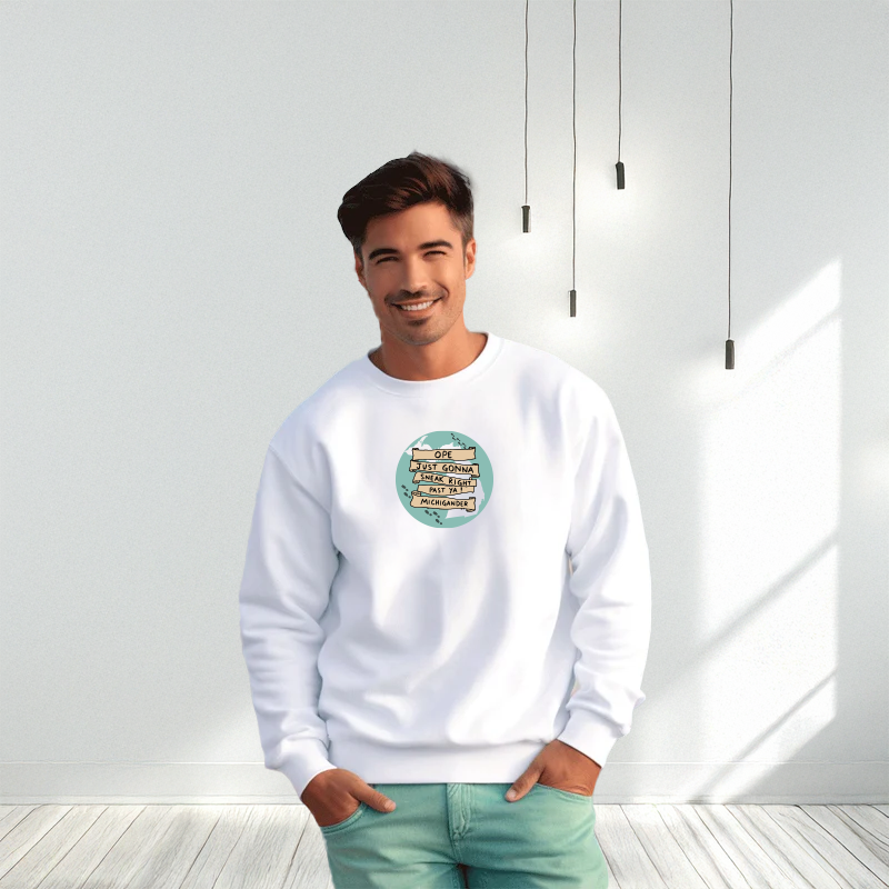 "Ope..."Men's Classic Crew Sweatshirt