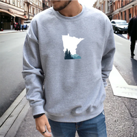 "Minnesota Vista"Men's Classic Crew Sweatshirt