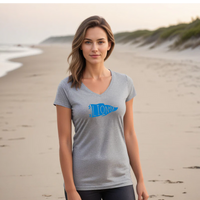 "Let's Go Lions"Women's V-Neck