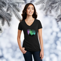 "Northern Lights"Women's V-Neck