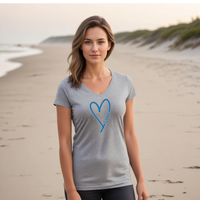 "Lion Heart"Women's V-Neck