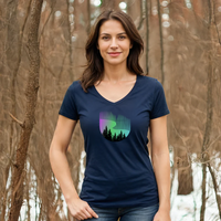 "Northern Lights"Women's V-Neck