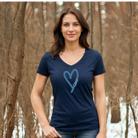 "Lion Heart"Women's V-Neck