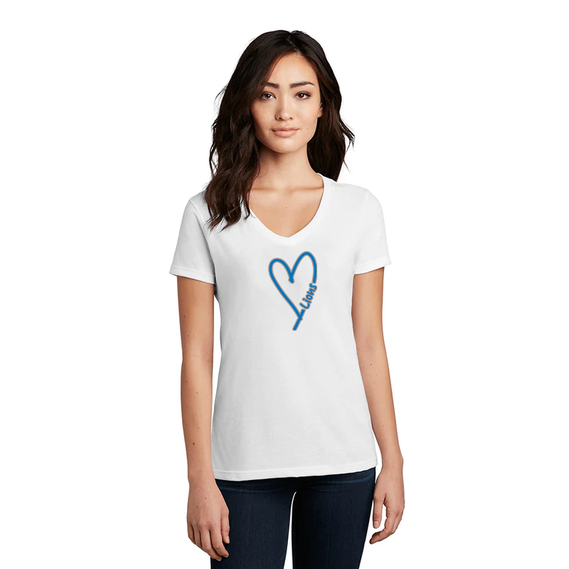 "Lion Heart"Women's V-Neck