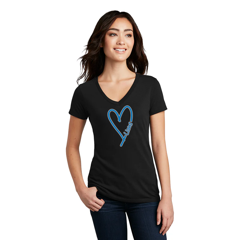 "Lion Heart"Women's V-Neck