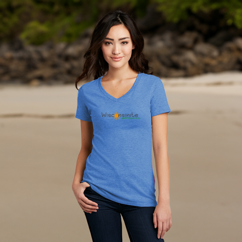 "Wisconsinite"Women's V-Neck