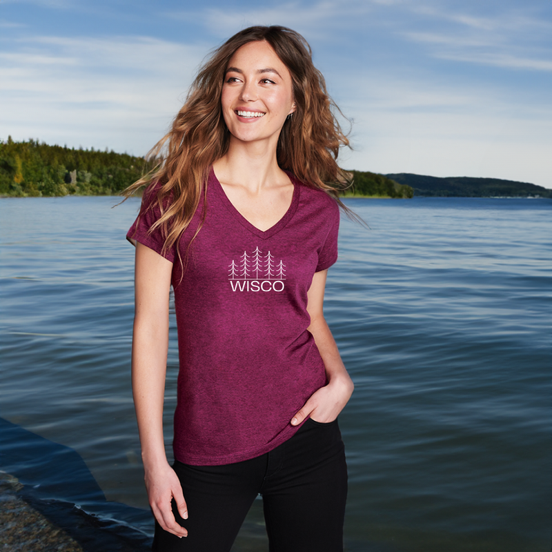 "Wisco"Women's V-Neck