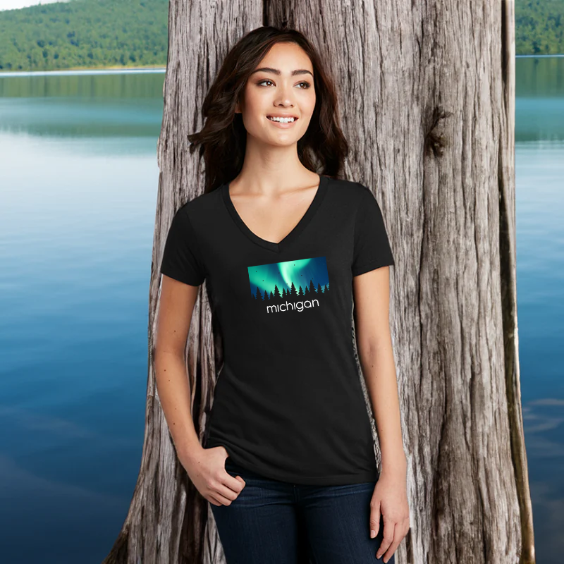 "Northern Sky"Women's V-Neck