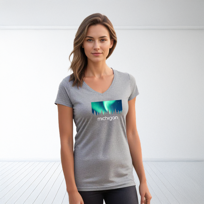 "Northern Sky"Women's V-Neck