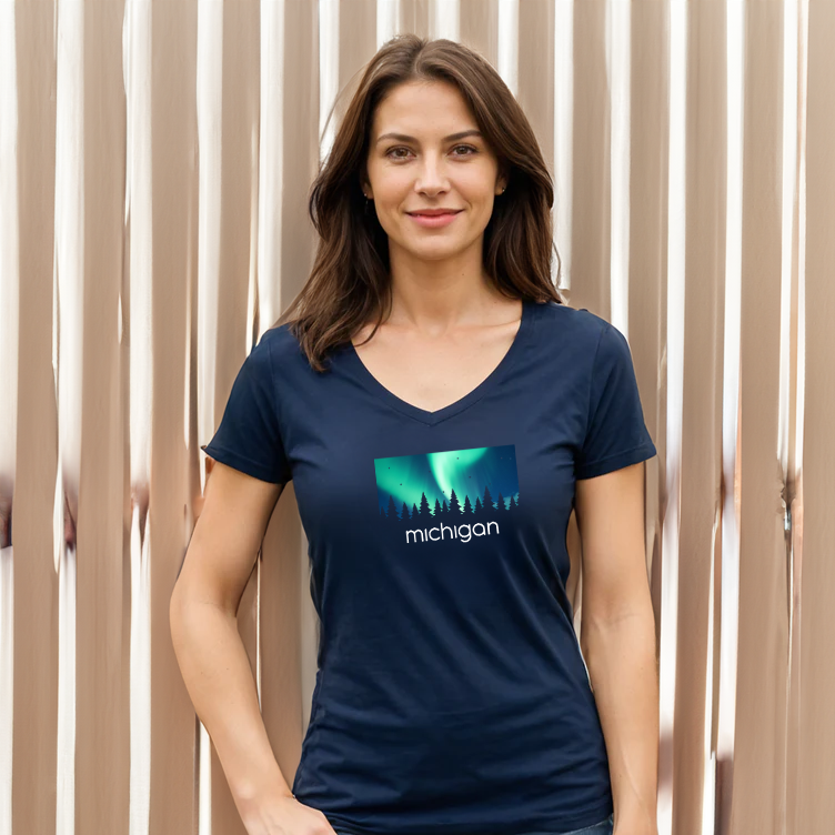 "Northern Sky"Women's V-Neck