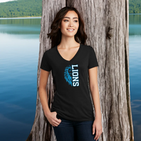 "Lion Fan"Women's V-Neck