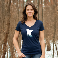 "Minnesota Vista"Women's V-Neck